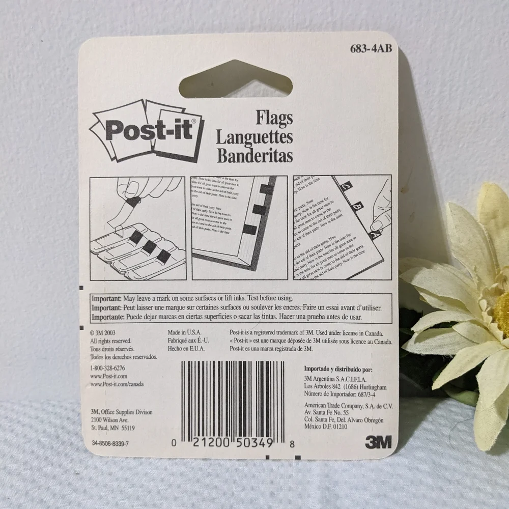 💖 2x Post It Flags 2 Packs